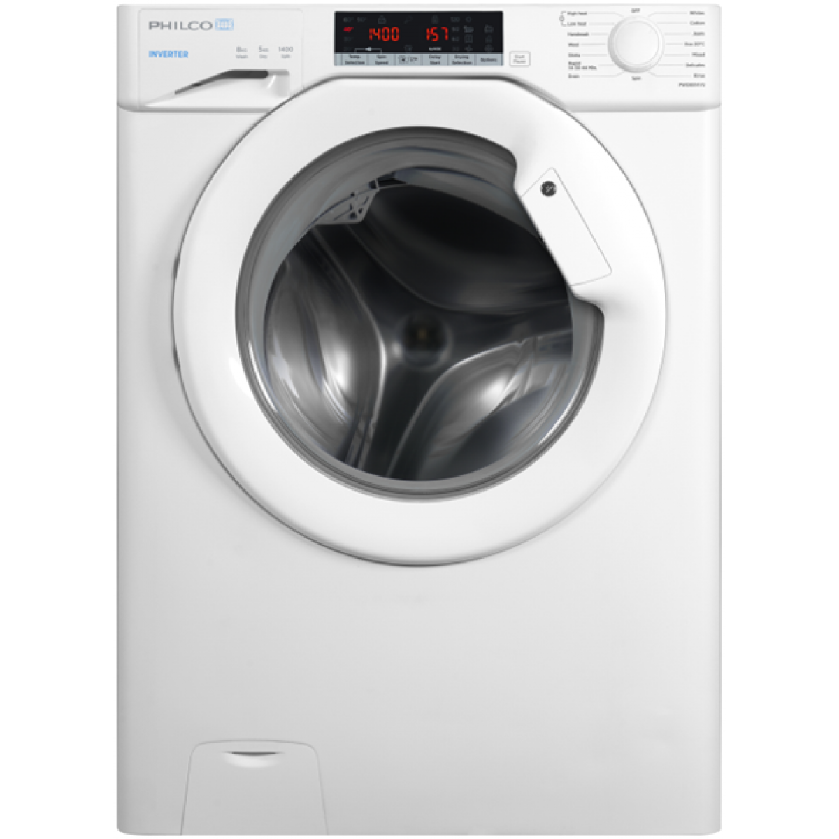 PHILCO 飛歌 PWD8514VU 櫃底式洗衣乾衣機：8/5公斤，一級能源標籤